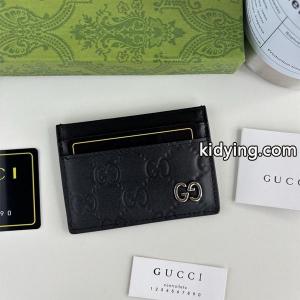 gucci コピーブランド スーパーコピー カードケース マーモント GGロゴ型押し ブラックレザー コンパクト グッチ コピーブランドkidying26SDuaai