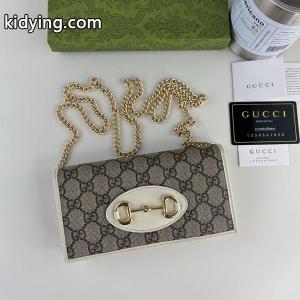 グッチ コピー コピー チェーンウォレット GGスプリーム ホースビット ホワイトレザー 上品 エレガント gucci コピーkidying26W9HDyy