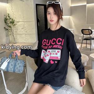 グッチ コピー コピー 数量限定 ミュージックカセット プリント スウェット トレーナー ブラック gucci コピーkidying26iyuyOr