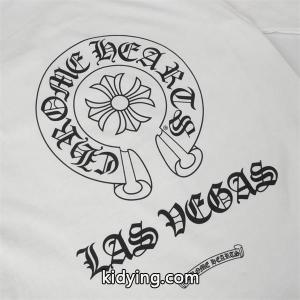 クロムハーツ コピーブランド コピー アーバンテイスト クールデザイン 長袖Tシャツ ラスベガスバックロゴ CHROME hearts コピーブランドkidying26ruGXna