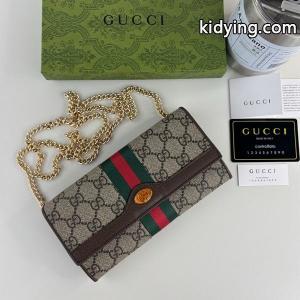 グッチ コピーブランド 偽物 チェーンウォレット GGスプリーム ウェブライン オーバルロゴ クラシック 上質 gucci コピーブランドkidying26raumKb