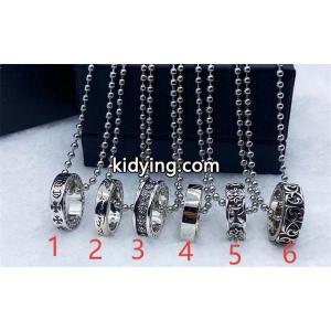 CHROME hearts コピーブランド コピー 端正 精緻 シルバーネックレス リングチャームデザイン クロムハーツ コピーブランドkidying26XXv09r