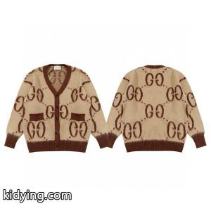 gucci コピーブランド 偽物 ソフトモヘア GGカーディガン ベージュ ブラウン ボタン ニット アウター グッチ コピーブランドkidying26eCCCWD