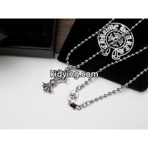 クロムハーツ コピー 偽物 精緻 気品 シルバーネックレス クラシッククロス ペンダント CHROME hearts コピーkidying26DW1Prm