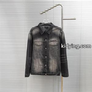 balenciaga ブランド コピー スーパーコピー デニムジャケット ヴィンテージウォッシュ加工 ジージャン バレンシアガ ブランド コピーkidying264jWbCy