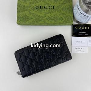 gucci スーパーコピー コピー 長財布 マーモント GGロゴ型押し ブラックレザー 高品質 エレガントデザイン グッチ スーパーコピーkidying26X5L5Lf