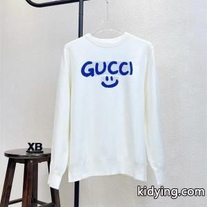 グッチ コピーブランド スーパーコピー スマイルロゴ クルーネック ホワイト ニット セーター プレミアム gucci コピーブランドkidying26aO1Pve