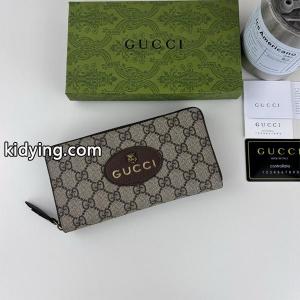 gucci コピー コピー 長財布 GGスプリーム ブラウン...