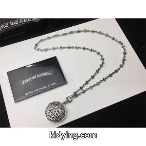 クロムハーツ ブランド コピー 偽物 壮麗 芸術的 シルバーネックレス スターエンブレム ペンダント クCHROME hearts ブランド コピーkidying26vSnKvq