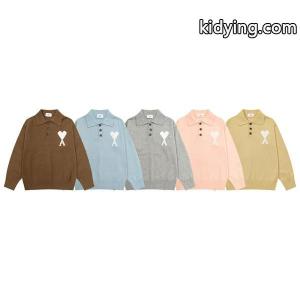 AMI PARIS コピー 柔和 清楚 高品質 エレガント カラフル ポロ セーター ニット アミパリスkidying26fueqSD