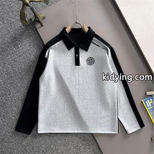 STONE ISLAND コピー ポロシャツ 長袖 カジュアル スポーティ トップス ストーンアイランドkidying26Wzm8TD
