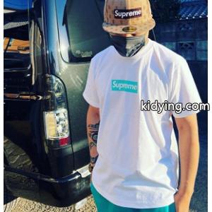 大人気☆シュプリーム コピー半袖ｔシャツコピーS2125 supreme コピー 21FW コピー tiffany Co Box Logo Tee♡kidying26iuKzCy