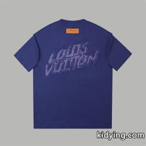 たいへんオススメ！！LOUIS vuitton コピーブランドルイヴィトン コピーブランド激安男女兼用クルーネック半袖Ｔシャツトップス通販品kidying26mmqOPf