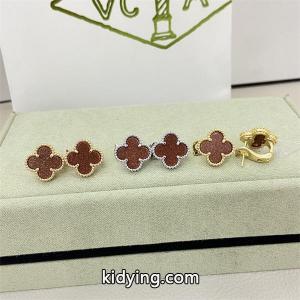 VCA ピアススーパーコピーvan cleef & arpels ヴァンクリーフ レディース ゴールド ブラウンストーン おしゃれ アクセサリー 人気kidying26zWDCGn