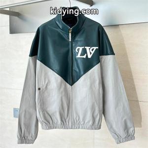 ルイヴィトン スーパーコピー 偽物 シック 洗練 グリーン×グレー スタンドカラー ジャケット LOUIS vuitton スーパーコピーkidying26KPHvym