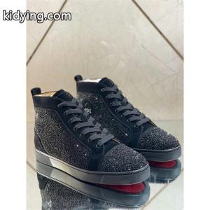 クリスチャンルブタン スーパーコピー 偽物 ゴージャス シャイニー グリッター ハイカットスニーカー Christian louboutin スーパーコピーkidying26fOvqOb