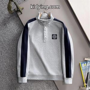 ストーンアイランド コピー トレーナー ハーフジップ スポーティ グレーライン STONE ISLANDkidying26ruimcm ブランド コピー