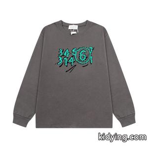 グレー人気Maison Margielaメゾン マルジェラトレーナコピー ストリート風 グラフィックプリント ユニセックスkidying26HnOLPj