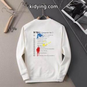 人气新品！Maison Margielaメゾン マルジェラトレーナコピー着回し自在のシンプルロゴkidying26STr4jC