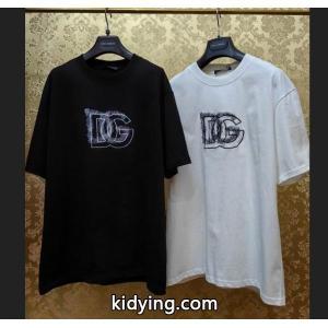 お洒落さんも憧れの存在 2色可選 半袖Tシャツ 春夏の必需品 ドルチェ＆ガッバーナ コピー Dolce&gabbana コピー_ブランド コピー 激安(日本最大級)kidying26Ce8bya