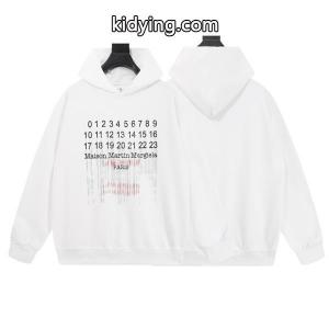 人气新品！シンプルで洗練されたメゾンマルジェラパーカーコピー数字ロゴフーディーMaison Margielakidying26GLr05v