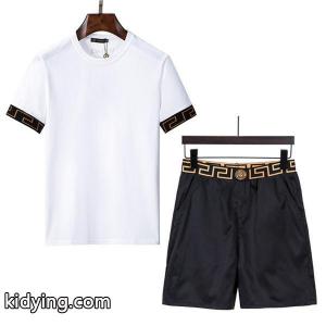 一味違うケーブル編みが魅力満点ブランド 偽物 通販春夏 versace コピー ヴェルサーチ コピー 半袖Tシャツ 上下セット 2色可選_ヴェルサーチ コピー versace コピー_ブランド コピー 激安(日本最大級)kidying26Cu4bmq