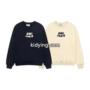 アミ パリススウェットコピー AMI PARIS  トレーナー アイボリー 使い勝手シンプルデザインkidying26rSrOrq