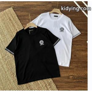 カジュアルヴェルサーチ コピー激安半袖Ｔシャツversace コピープリントＴシャツ丸首ロゴありインナーkidying26TDi4vm