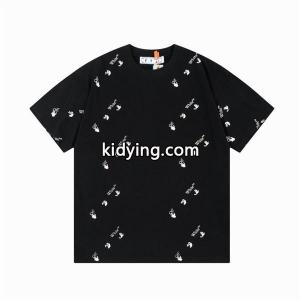 激安大特価 OFF-white コピー オフホワイト コピー Ｔシャツ コピー新作 偽 爽やか 修身 半袖Ｔシャツ黒 吸汗速乾  春夏NEW品kidying26jq45zi