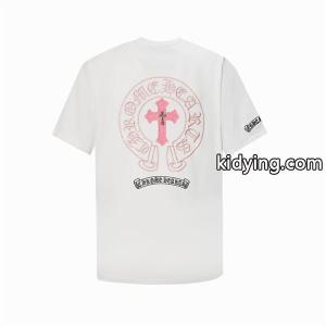 クロムハーツ コピー 半袖Tシャツ春新色コスメ人気ブランドCHROME hearts コピー 2色可選大人のため上品__ブランド コピー 激安(日本最大級)kidying26mWrOXr