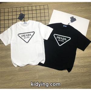 2色可選 プラダ スーパーコピー prada スーパーコピー 半袖Tシャツ 春夏新作 圧倒的人気新着 クールビズ_半袖Tシャツ_メンズファッション_スーパーコピーブランド激安通販 専門店kidying26L1r0je
