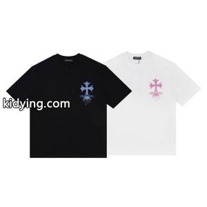 夏に必須の定番アイテム 春夏最新アイテム 半袖Tシャツ 2色可選 男女兼用 クロムハーツ コピーブランド CHROME HEART__ブランド コピー 激安(日本最大級)kidying26eiGDCC