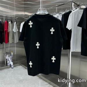 夏季節に着用するChrome hearts コピー　クロムハーツ コピー　ボディーTシャツ　　柔らかい素材のメンズ半袖Tシャツブランド コピー 激安(日本最大級)kidying26vqmKDq