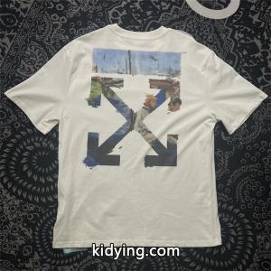 激安大特価新品きれいめコーデ半袖ｔシャツ上品さOff-white コピーオフホワイト コピー コピー 人気脚長効果合わせやすいkidying26vKjOnu