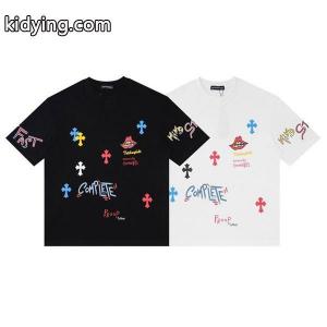 最新シーズンがやってきた 2色可選 CHROME hearts コピー クロムハーツ コピー 半袖Tシャツ今年も量産！_ブランド コピー 激安(日本最大級)kidying26091XHf