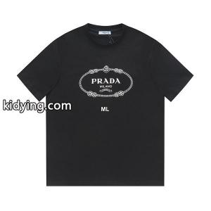 春夏 2色可選 【新アイテム】 prada ブランド コピー プラダ ブランド コピー 半袖Tシャツ カッコいい印象を付ける_半袖Tシャツ__スーパーコピーブランド激安通販 専門店kidying269Tvm0r