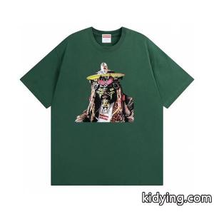 柔らかな生地 シュプリーム ブランド コピー 激安 プリント半袖Ｔシャツ supreme ブランド コピー インナー トップス ユニセックスkidying26WDiODy