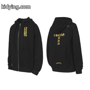 クロムハーツ コピー コピー Chrome hearts コピー パーカー 数量限定！ ブラック ゴールド 重厚スタイル モード系 2026秋冬対応kidying26nGzGHb