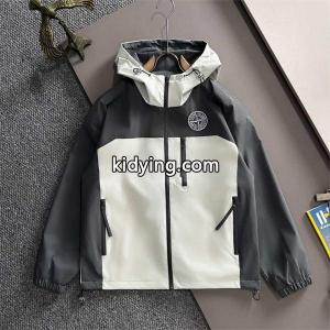 人気急上昇 STONE ISLAND ストーンアイランド コピー 2026AW 新作 ホワイト×ブラック ジャケットkidying26eq8rKv