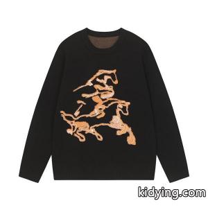 バーバリー コピー コピー burberry コピー プレミアム品質！2026秋冬 ブラック ニットセーターkidying26buW1Lj