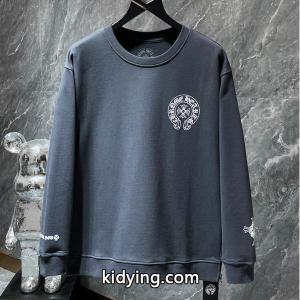 ダークグレー 洗練 スウェット 入手困難 秋冬希少アイテム クロムハーツ スーパーコピー スーパーコピー Chrome hearts スーパーコピー パーカーkidying26PjGnae