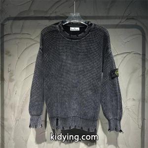 注目の新作 2026秋冬対応 ダメージ加工 プレミアム STONE ISLAND ストーンアイランド コピー ニットセーターkidying2601fS5b