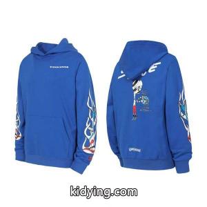 クロムハーツ ブランド コピー コピー Chrome hearts ブランド コピー パーカーおすすめ ブルー 袖フレイム × バックキャラ 快適仕様 2026秋冬対応kidying269DC8zi