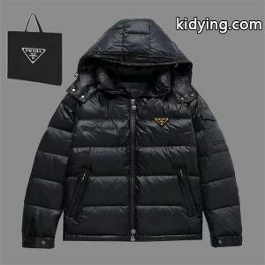 チャコールブラック軽量シンプル 落ち着き 2026秋冬万能 prada コピー プラダ コピー コピー ダウンジャケット 売れ筋ワードkidying26n819nu