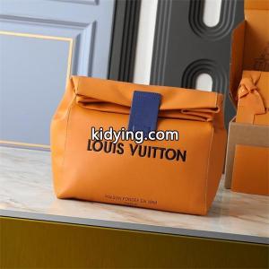 オレンジ コントラストデザイン ロゴプリント ルイヴィトン コピーブランド コピー ハンドバッグ Louis vuitton コピーブランド 冬の陽だまりkidying2615LPbm