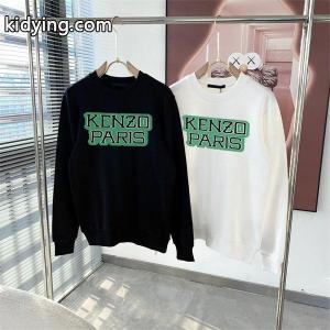 ケンゾー ブラック/ホワイト 2色展開 KENZOロゴ クルーネックスウェット ケンゾー 偽物 秋冬 シンプル 万能kidying26D0nqSv