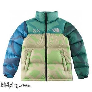 The North face コピー コピー カモフラージュ拼色ダウンジャケット カラフル コラボ風 2026秋冬個性 ザノースフェイス コピーkidying265rOTXz