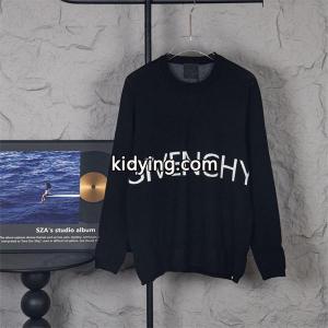 ブラック ホワイトロゴ ニット円领 トップス ジバンシー コピーブランド givenchy コピーブランド 偽物 2026秋冬対応 トレンドkidying26KbGriy
