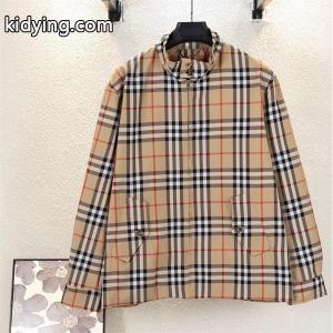 burberry ブランド コピー カーキ格子柄 秋冬注目 バーバリー ブランド コピー スーパーコピー ジャケット シグネチャーデザインkidying261zuu4f