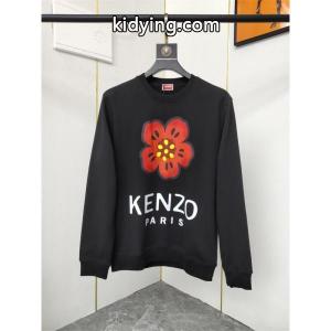 Kenzo ケンゾー 激安 フラワーロゴ スウェット トレーナー ブラック 2026年秋冬 新作kidying26aWLLXf